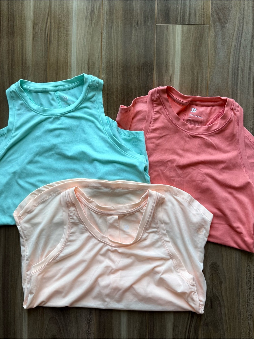 All in Motion Athletic Tank Tops - Set of 3 - size XS